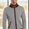 1021 DEWBERRY MEN'S SWEATSHIRT-DARK DIAGONAL BLACK