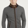 1021 DEWBERRY MEN'S SWEATSHIRT-DOTTED BLACK