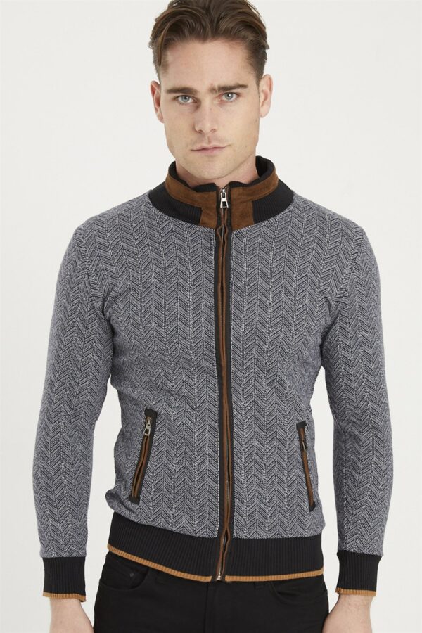 1021 DEWBERRY MEN'S SWEATSHIRT-FISHING WHEEL LACQUER BLUE