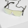 103 Chain sunglasses black/gold mirror
