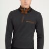 1039 DEWBERRY MENS SWEATSHIRT-BLACK-GREY