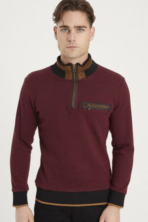1039 DEWBERRY MEN'S SWEATSHIRT-BURGUNDY