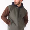 1040 DEWBERRY MEN'S SWEATSHIRT-KHAKI