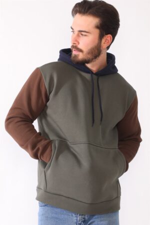1040 DEWBERRY MEN'S SWEATSHIRT-KHAKI
