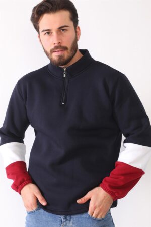 1041 DEWBERRY MEN'S SWEATSHIRT-NAVY BLUE