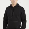 1043 DEWBERRY MEN'S SWEATSHIRT-BLACK