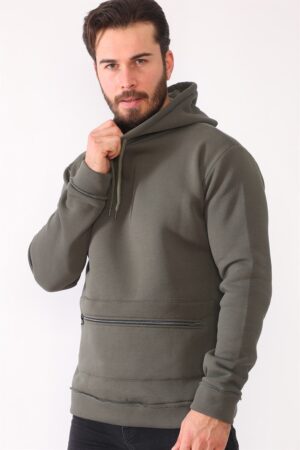 1043 DEWBERRY MEN'S SWEATSHIRT-KHAKI