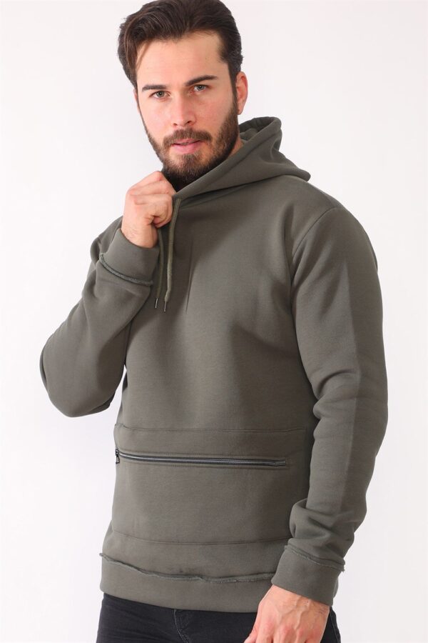 1043 DEWBERRY MEN'S SWEATSHIRT-KHAKI