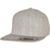 110 Fitted Snapback heathergrey