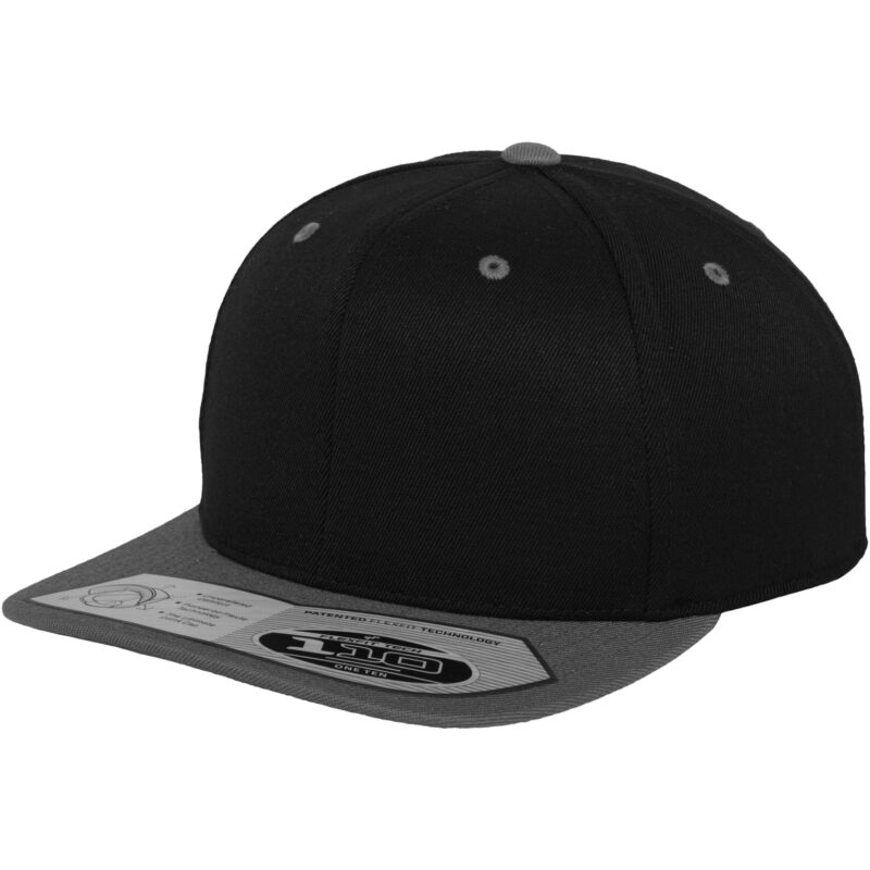 110 Mounted Snapback blk/grey