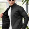 13250 Dewberry PU Mens Jacket-BLACK