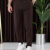 15728 Dewberry Slim Fit Jogger Mens Trousers-COFFEE