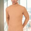 19295 Dewberry Turtleneck Mens Sweater-CREAM