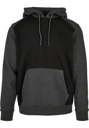 2-Tone Raglan Crew Black/Charcoal