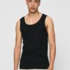 2-pack seamless tank top black