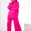 2-piece sweater set pink neon