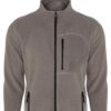 24601 Dewberry 5 Pocket Outdoor Full Zipper Fleece Jacket-DARK GREY