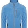 24601 Dewberry 5 Pocket Outdoor Full Zipper Fleece Jacket-LIGHT BLUE