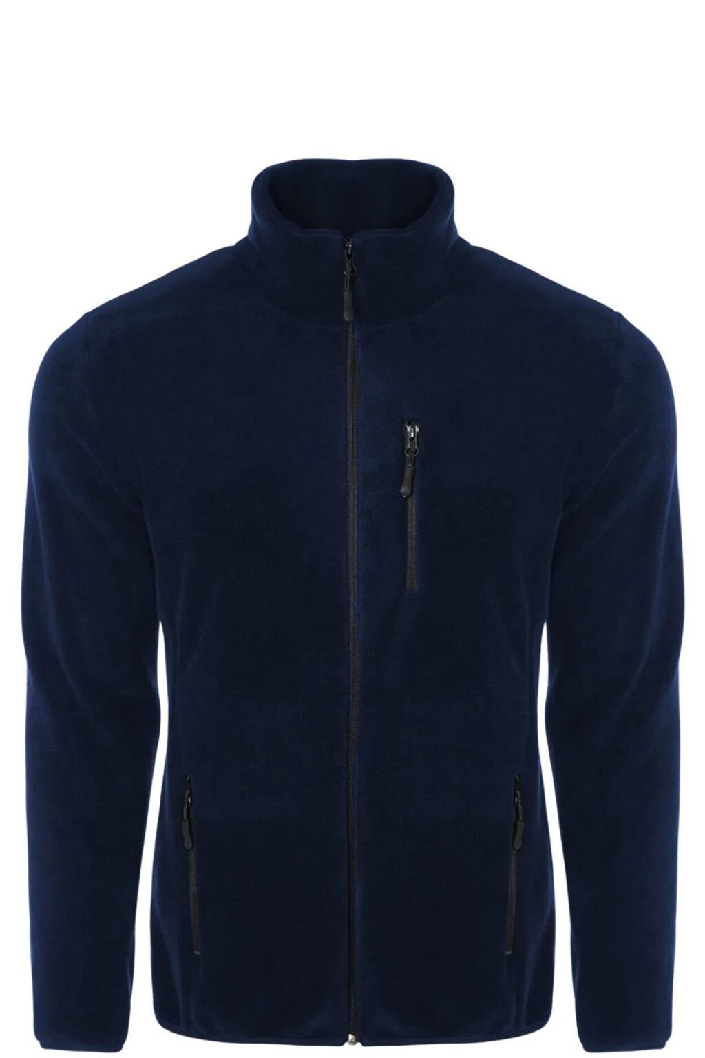 24601 Dewberry 5 Pocket Outdoor Full Zipper Fleece Jacket-NAVY BLUE