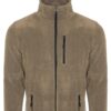 24601 Dewberry 5 Pocket Outdoor Full Zipper Fleece Jacket-OPEN KHAKI