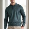 28296 Dewberry Polo Neck Mens Knit Sweater-NEFTİ