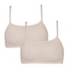 2PACK női melltartó CK ONE bézs (QD3806E-TRN)