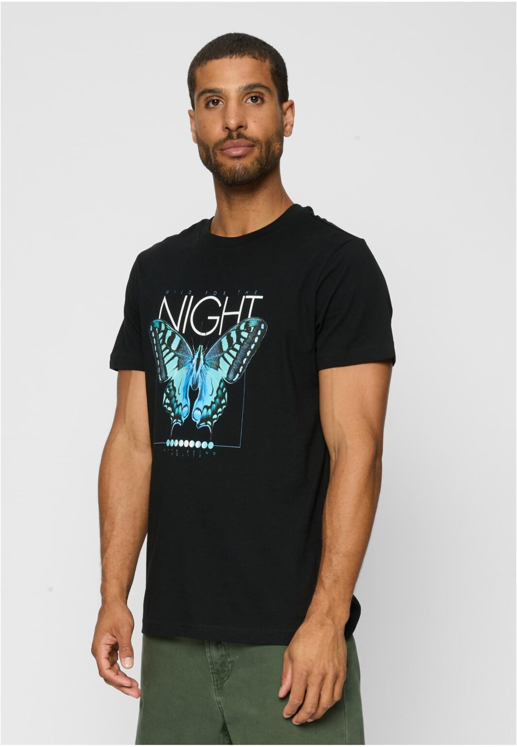 3 Butterflies Tee Black