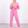 3-piece cotton set light pink