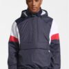 3-tone tug of war jacket dark blue/white/fiery red