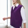 32632 Dewberry Knitwear Womens Sweater-PURPLE