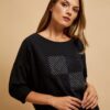 3/4 sleeve sweatshirt