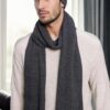 35261 Dewberry Mens Scarf Beret Set-ANTHRACITE
