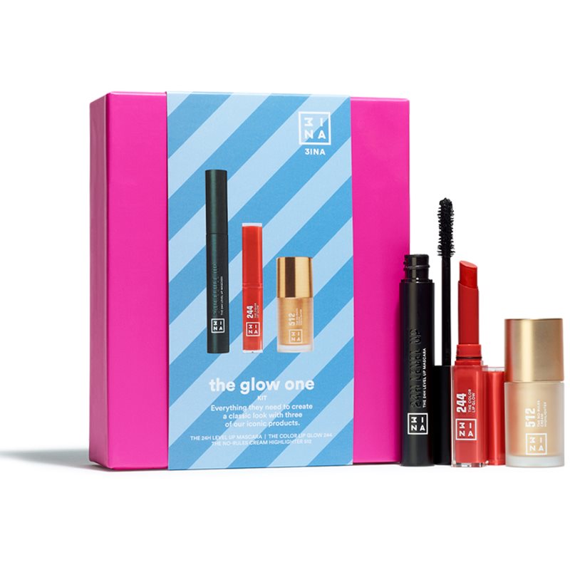 3INA Kit The Glow One alapozószett ajándékcsomagolásban