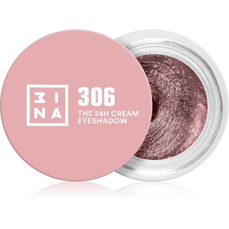 3INA The 24H Cream Eyeshadow krémes szemhéjfestékek árnyalat 306 Light pink 3 ml-Ár