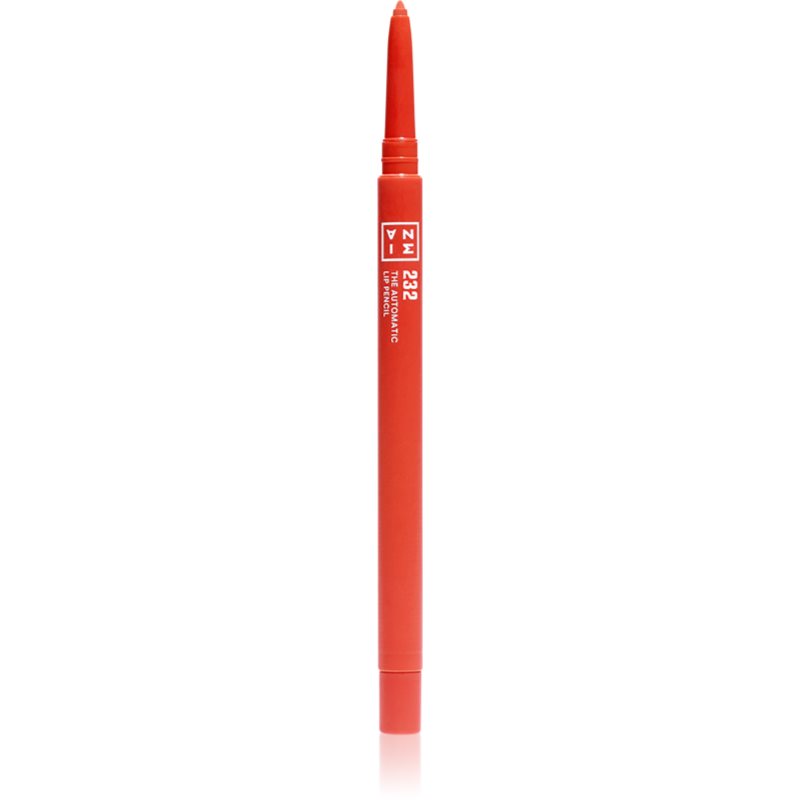 3INA The Automatic Lip Pencil szájkontúrceruza árnyalat 232 Hot coral 0.35 g