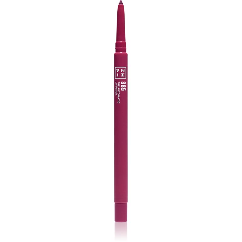 3INA The Automatic Lip Pencil szájkontúrceruza árnyalat 385 - Raspberry pink 0.35 g