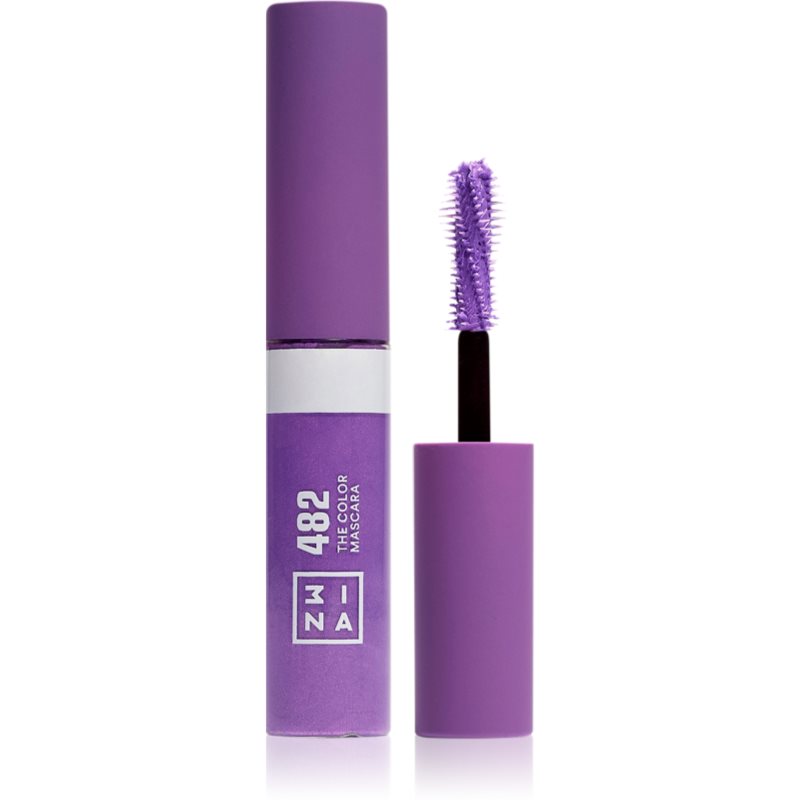 3INA The Color Mascara Mini szempillaspirál árnyalat 482 - Purple 5