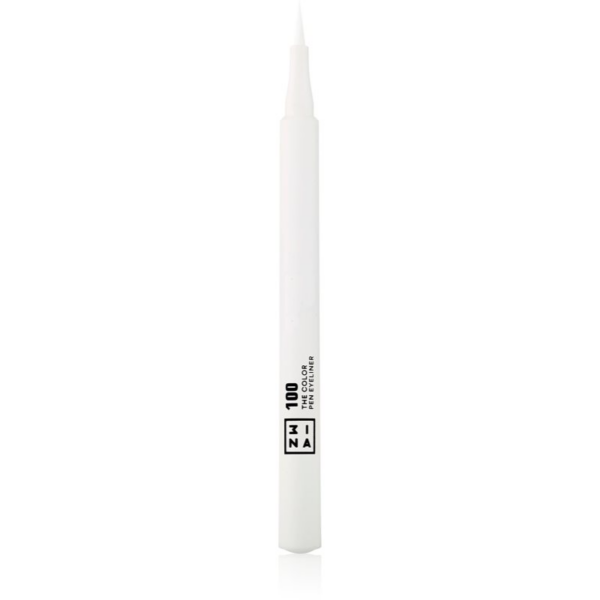 3INA The Color Pen Eyeliner tartós szemfilc árnyalat 100 - White 1 ml-Ár