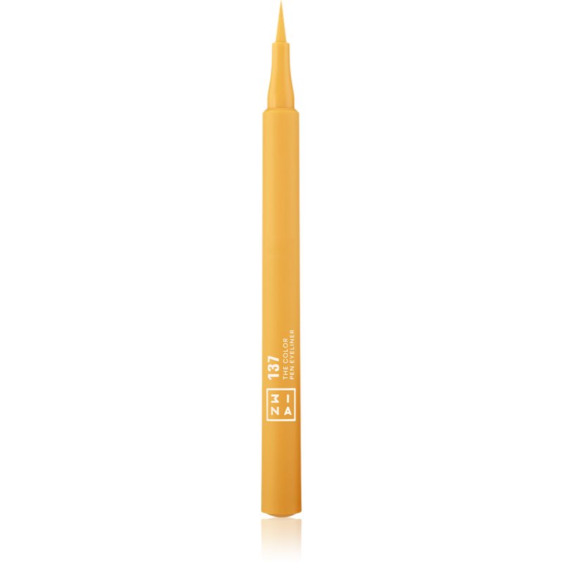 3INA The Color Pen Eyeliner tartós szemfilc árnyalat 137 - Yellow 1 ml-Ár