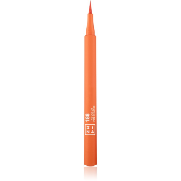 3INA The Color Pen Eyeliner tartós szemfilc árnyalat 188 - Orange 1 ml-Ár