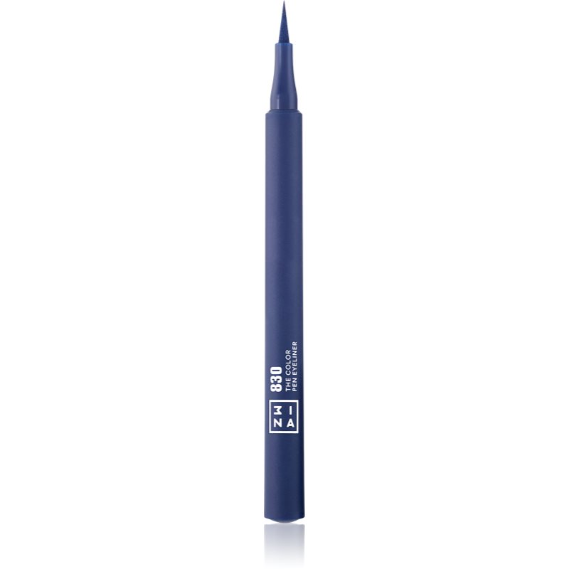 3INA The Color Pen Eyeliner tartós szemfilc árnyalat 830 - Navy blue 1 ml-Ár