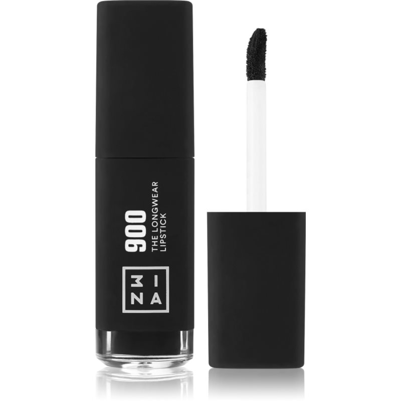 3INA The Longwear Lipstick hosszantartó folyékony rúzs árnyalat 900 - Black 6 ml-Ár