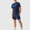 4F Boys' Tracksuit Shorts - Navy Blue