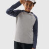 4F Long-Sleeved T-Shirt for Boys - Grey