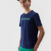 4F T-shirt for boys - navy blue
