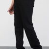 52334 Dewberry Baggy Fit Relaxed Cut Hlt Loose Mens Jeans-BLACK