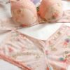 58362 Dewberry Padded Supported Floral Boxer Type Underwear-SALMON