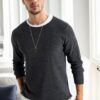 60226 Dewberry Knitwear Menswear Sweater-ANTHRACITE