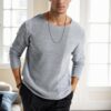 60226 Dewberry Knitwear Menswear Sweater-GREY