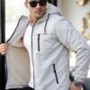 71189 Dewberry Inside Faux Für Mens Coat-BEIGE